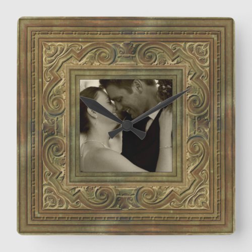 wedding memory photo clock