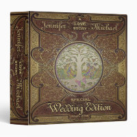 Wedding Memory Scrapbook / Guest Book 3 Ring Binder
