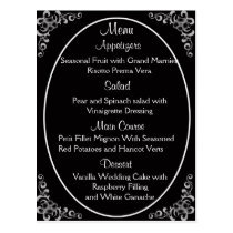 Wedding Menu Cards
