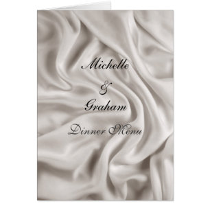 Wedding Menu Cream Wedding Set Cards