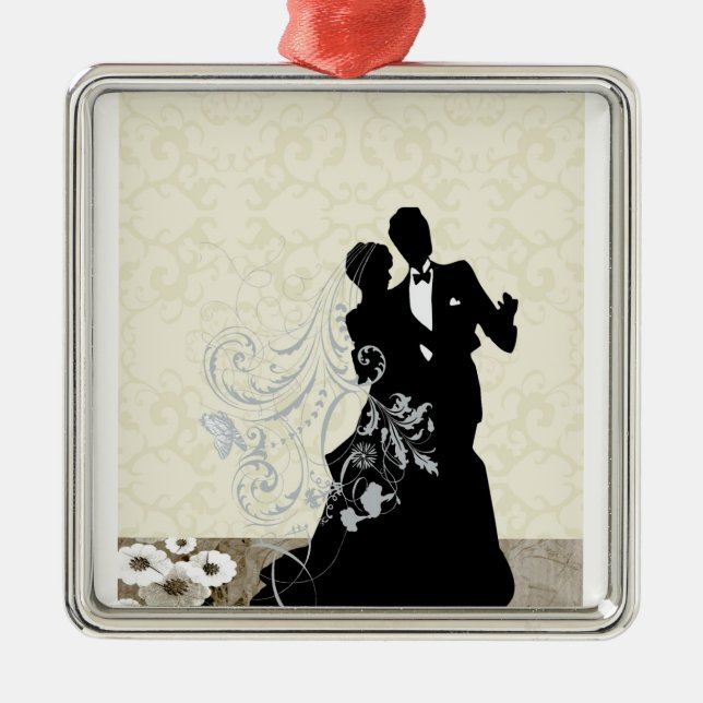 wedding metal ornament (Front)