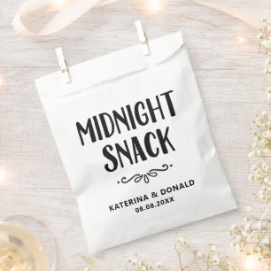 Wedding Midnight Snack Favor Bag