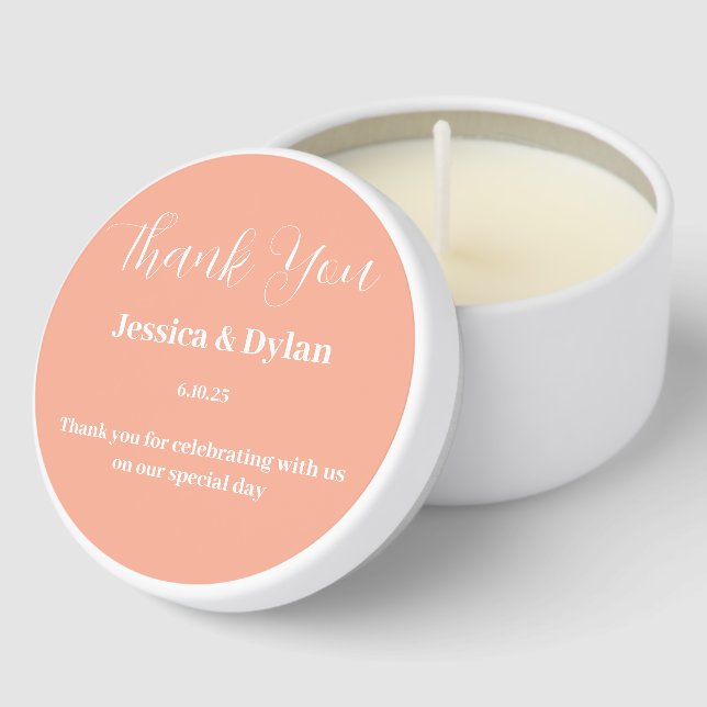 Wedding Mini Candle Favors (Corner)