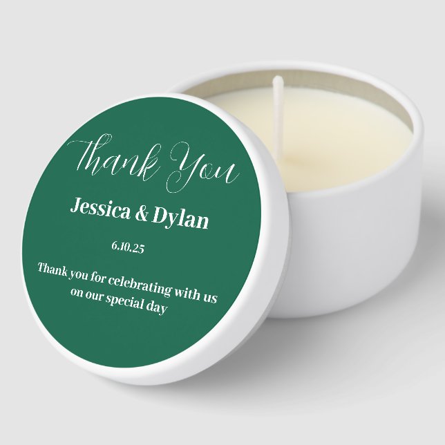 Wedding Mini Candle Favors (Corner)