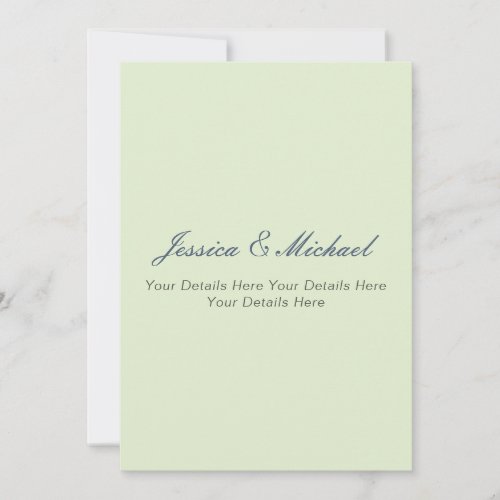 Wedding Modern Elegant Plain Simple Professional Thank You Card
