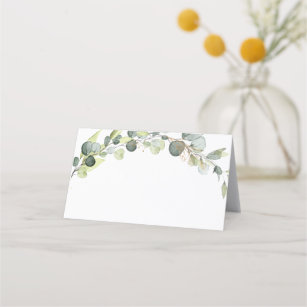 Greenery NASH01 Fall Floral Boho Burgundy and Blush Flat and Tent Folded Place Card Editable Template Download Escort Name Cards