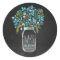 wedding monogram and date mason jar stickers