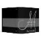 Wedding Monogram Black Grey Planner Photo Binder