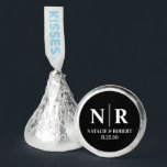 Wedding Monogram Bride And Groom Initials Hershey®'s Kisses®<br><div class="desc">Introducing our Elegant Minimalist Wedding Monogram Bride And Groom Initials Hershey's Kisses! Make your wedding favors as sweet as your love story with these chic and timeless treats. Our minimalist wedding monogram design is perfect for couples seeking a touch of sophistication for their special day. Crafted in classic black and...</div>