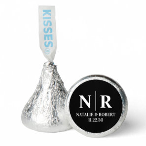 Wedding Monogram Bride And Groom Initials Hershey®'s Kisses®