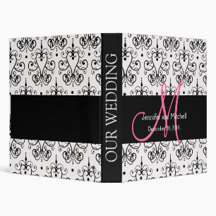 Wedding Monogram Chandeliers Planner Binders