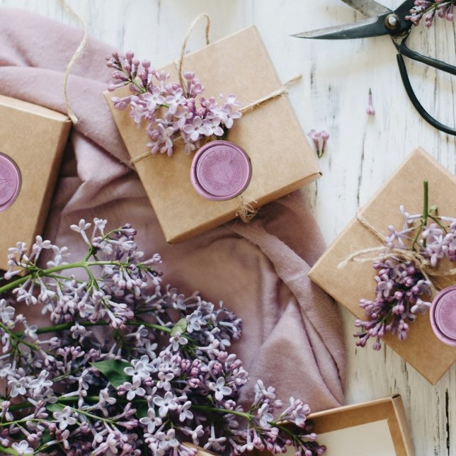  Wedding Monogram Crest Shield   Wax Seal Sticker (Creator Uploaded)