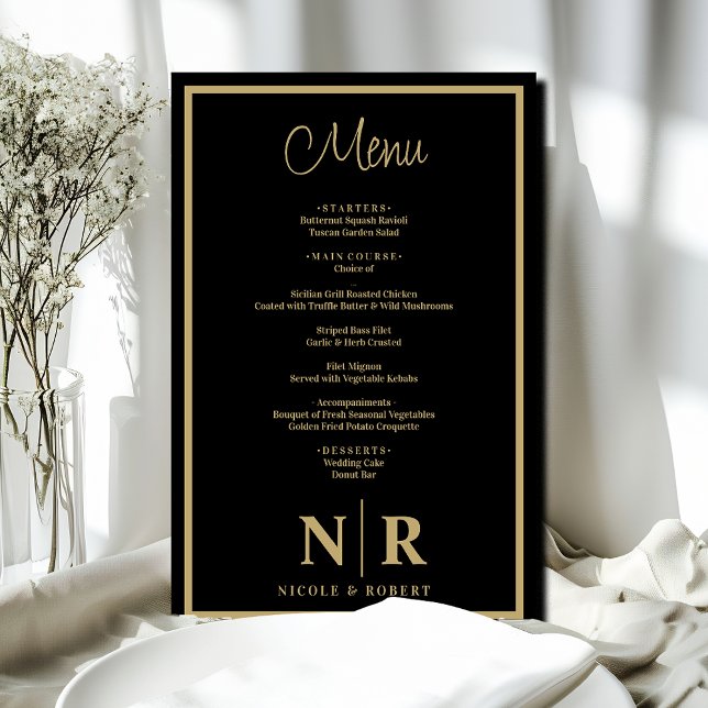 Wedding Monogram Custom Rehearsal Dinner (Creator Uploaded)