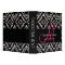 Wedding Monogram Diamond Damask Planner Binder