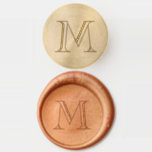 Wedding Monogram Elegant Minimalist Wax Seal Stamp<br><div class="desc">Wedding Monogram Minimalist Wax Seal Stamp. Personalize this elegant wax seal stamp with your custom monogram initial.</div>