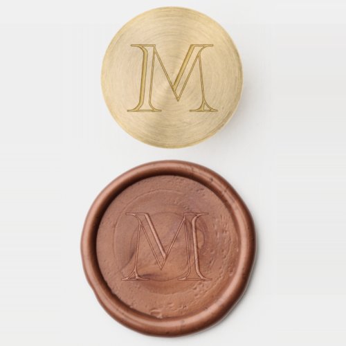 Wedding Monogram Elegant Minimalist Wax Seal Stamp