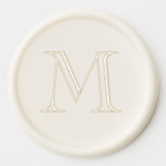 Wedding Monogram Elegant Minimalist Wax Seal Sticker<br><div class="desc">Wedding Monogram Elegant Minimalist Wax Seal Sticker. Personalize this elegant wax seal sticker with your custom monogram initial.</div>