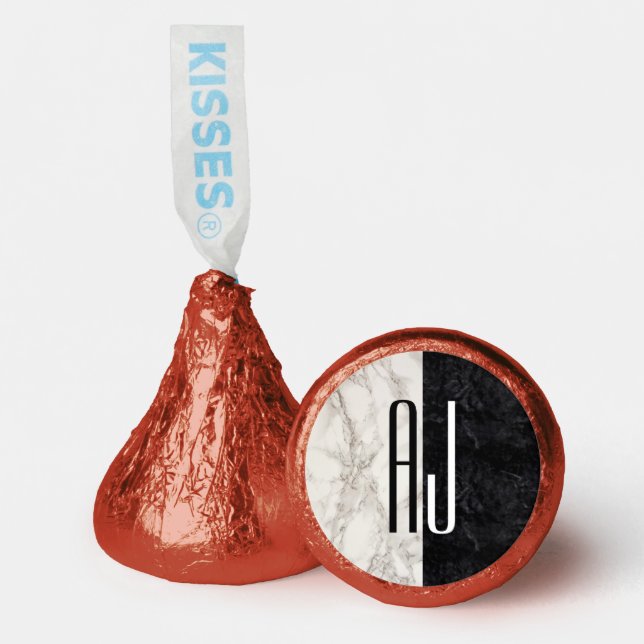 Wedding Monogram Hershey®'s Kisses® (Front)