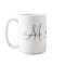 Wedding Monogram & Names Gift  Favor Mug