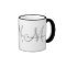 Wedding Monogram & Names Gift  Favor Mug