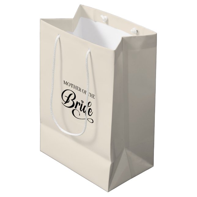 Wedding Mother of Bride Gift Bag (Front Angled)