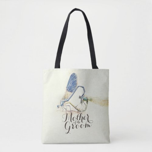 Wedding Mother of The Groom Dragonfly Mating Love Tote Bag