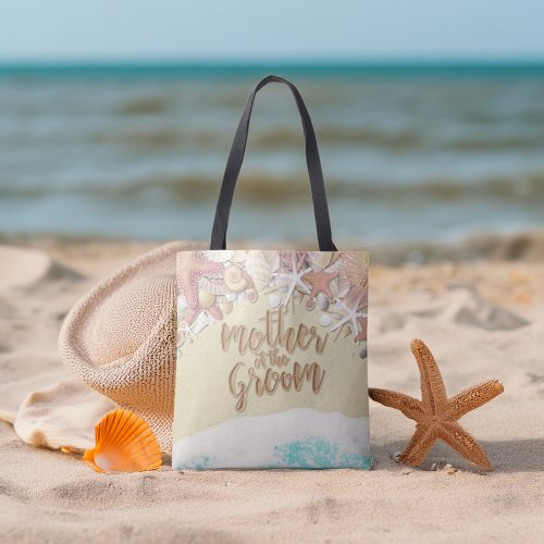 Wedding Mother of the Groom Summer Beach Starfish Tote Bag