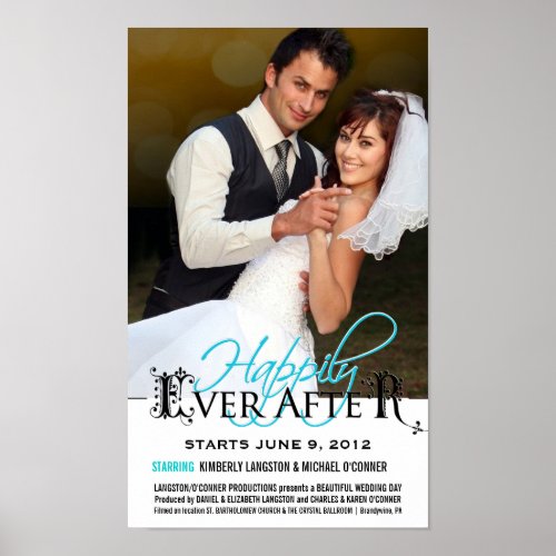 Wedding Movie Poster _ Happily Ever After _ Blue2
