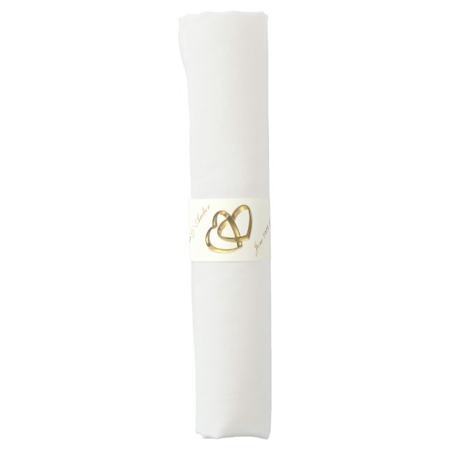 Wedding Napkin Band (Front)