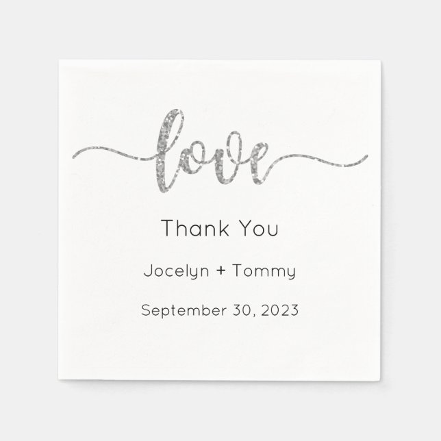 Wedding Napkin, Table Napkins, Dinner, Lunch  Napkins (Front)