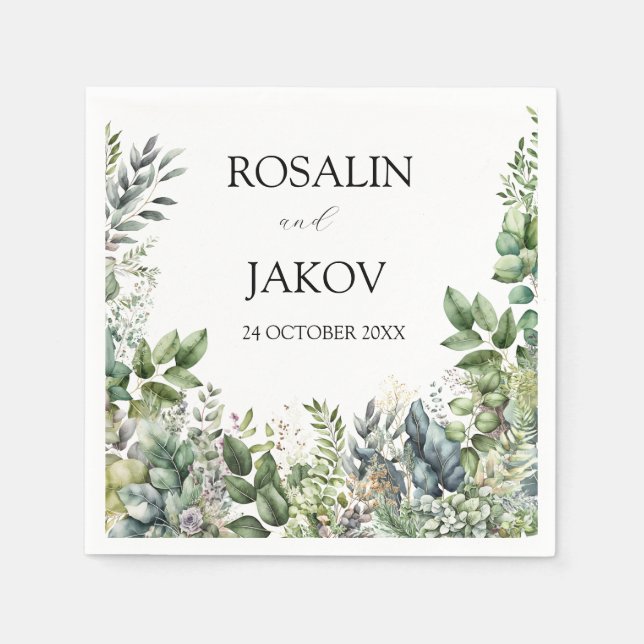  Wedding Napkins (Front)