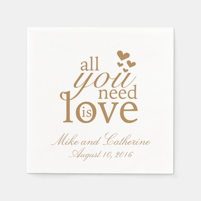 Wedding Napkins (Front)