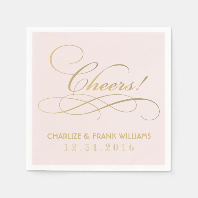 Wedding Napkins | Cheers Custom Design