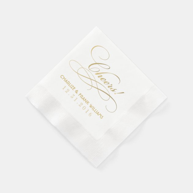 Wedding Napkins | Cheers Custom Design