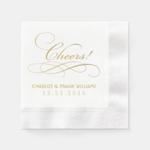 Wedding Napkins | Cheers Custom Design