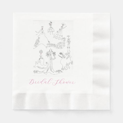 Wedding Napkins for Bridal Shower