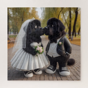 Wedding newfs jigsaw puzzle