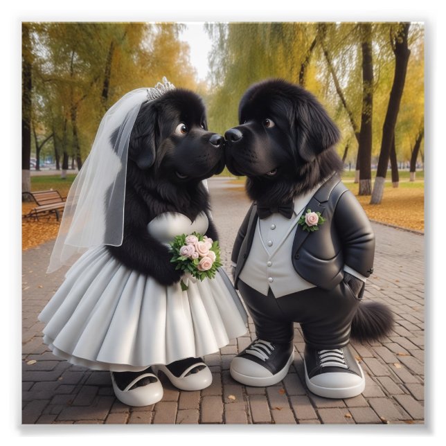 Wedding newfs photo print (Front)