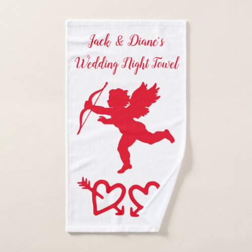 Wedding Night Honeymoon Clean Up Hand Towel