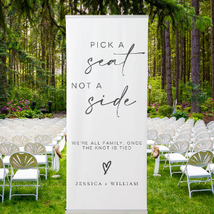 Wedding No Assigned Seats, Sit Anywhere Sign