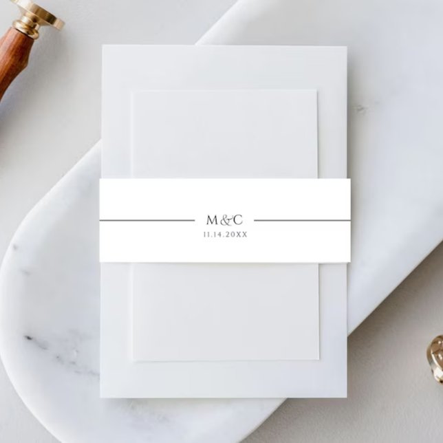 Wedding Of Invitation Belly Band (Creator Uploaded)