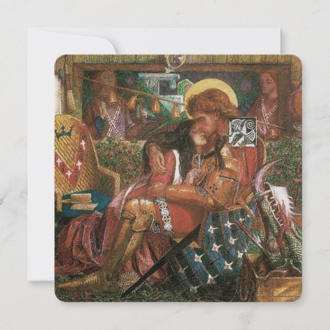 Wedding of St George, Princess Sabra by Rossetti (Front)