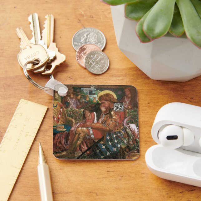 Wedding of St George, Princess Sabra by Rossetti Keychain (Desk)
