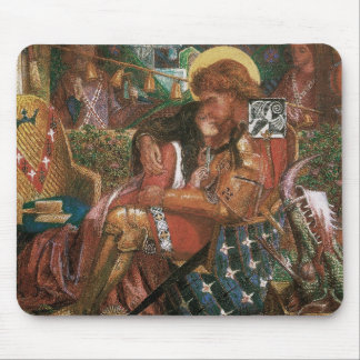 Wedding of St George, Princess Sabra by Rossetti Mouse Pad