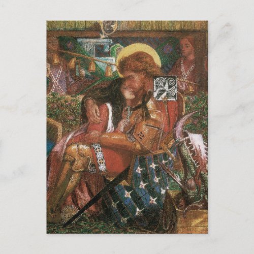 Wedding of St George Princess Sabra by Rossetti Postcard