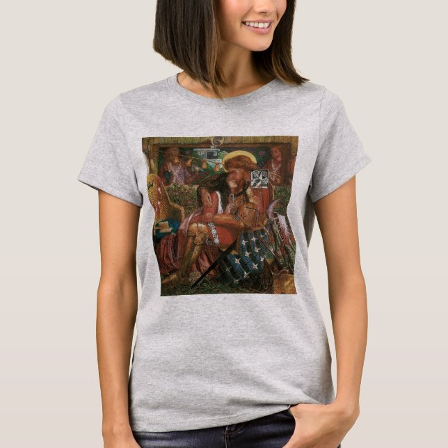 Wedding of St George, Princess Sabra by Rossetti T-Shirt (Front)