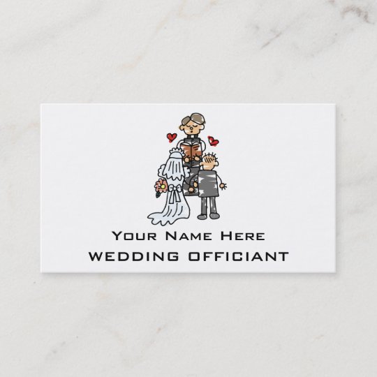 Wedding Officiant Business Cards Zazzle Wedding Officiant Business Cards