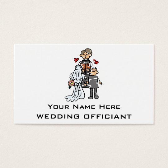 Wedding Officiant Business Cards Zazzle Wedding Officiant Business Cards