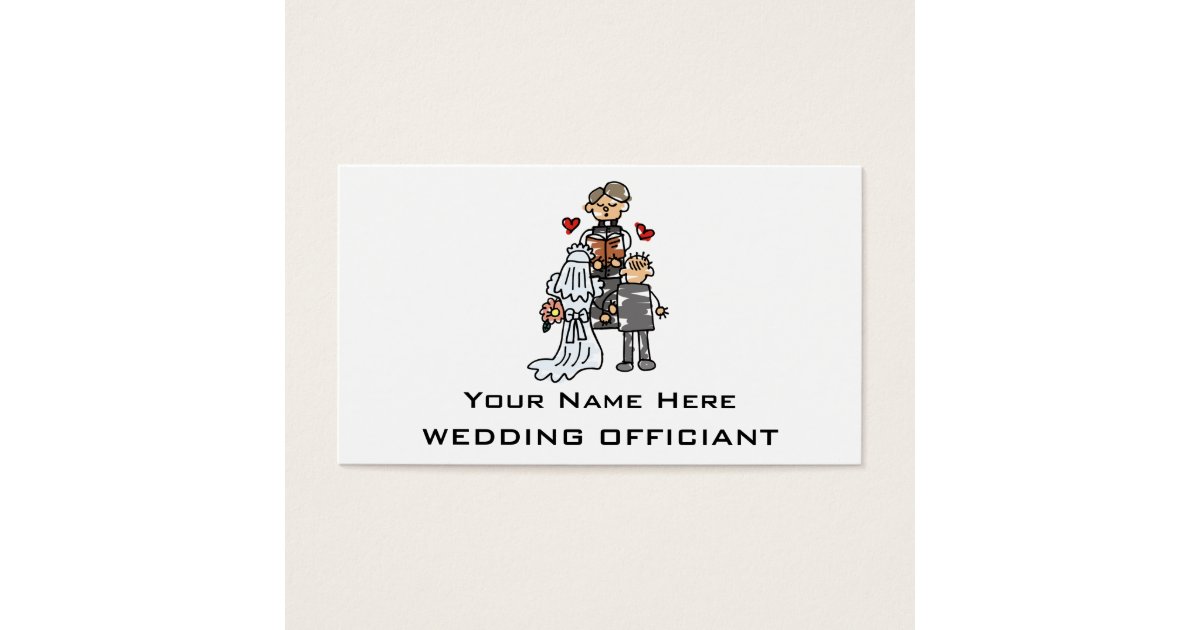 Wedding Officiant Business Cards