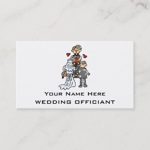 Wedding Officiant Business Cards